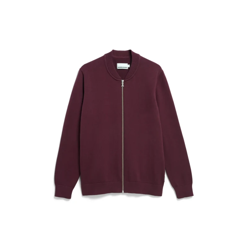 Image of ARMEDANGELS Zip-up sweatshirt Armedangels Agaamon Rouge Male S