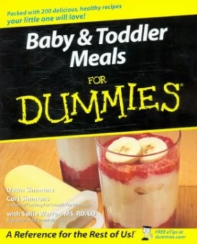 Image of Baby and Toddler Meals for Dummies by Dawn Simmons Paperback