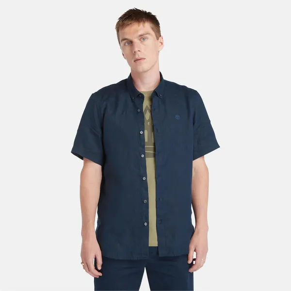 Timberland - Mill Brook Linen Shirt for Men in Navy, Man, Navy, Size: XL