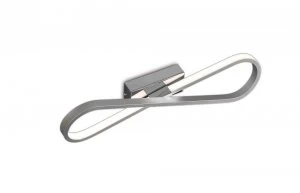 Image of Wall Lamp 20W LED 3000K, 1750lm, Polished Chrome, White, Frosted Acrylic