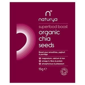 Image of Naturya Organic Chia Seeds Sachet 15g