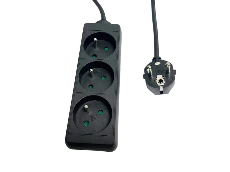 Image of Microconnect 3-wy Power Srip French ype
