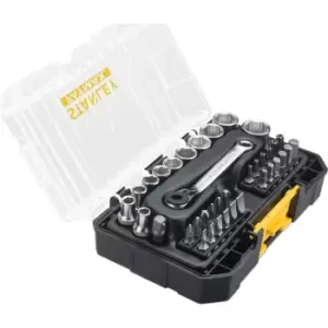 Image of Stanley FatMax 37 Piece 1/4" Drive Hex Socket and Bit Set Metric 1/4"