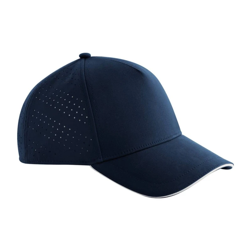 Image of Beechfield Mens Accelerate Baseball Cap in Navy Navy Male One Size