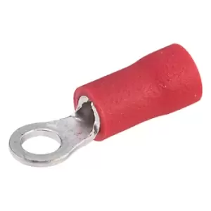 Image of TruConnect Red 3mm Ring Terminal Pack of 100
