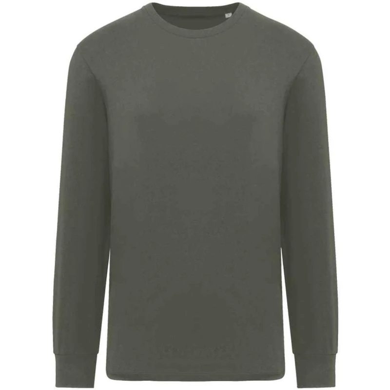 Image of Native Spirit Mens Spirit Long-Sleeved T-Shirt in Khaki Size: XS Khaki Male XS
