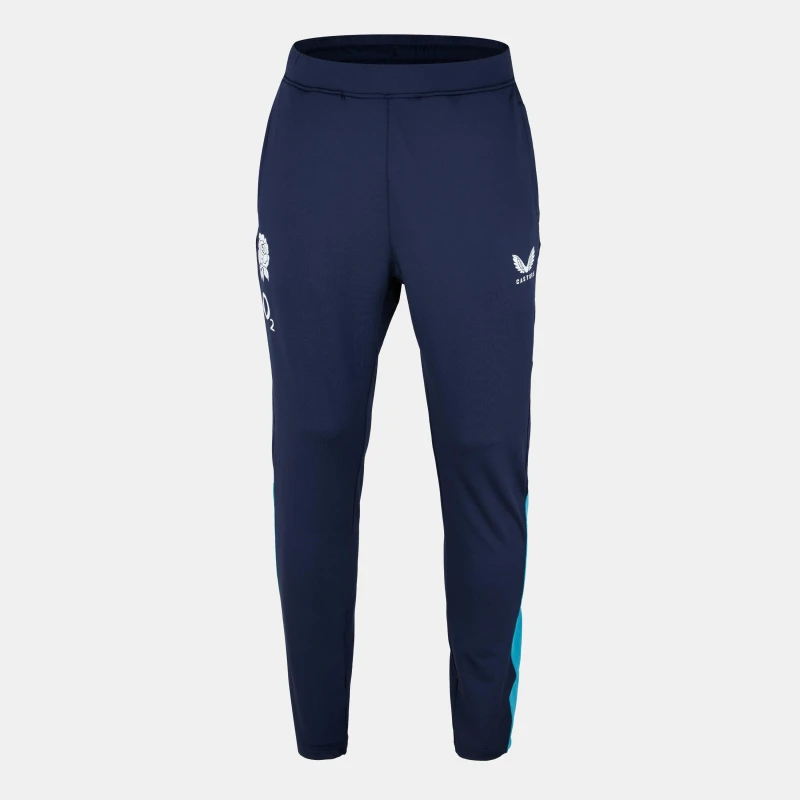Image of Castore England Performance Tracksuit Bottoms Mens Ink/Storm male S