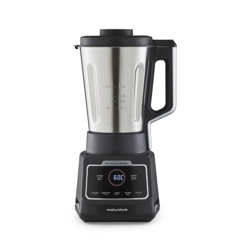 Image of Morphy Richards 1.5L MixFlex Multifunction 6-in-1 Blender in Black Size: Small Black Unisex Small