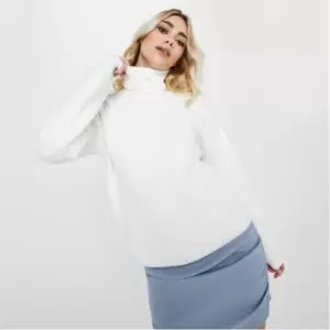 image of Missguided Petite Roll Neck Jumper - White