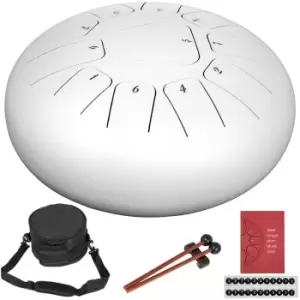 image of 12'' Steel Tongue Drum 11 Notes Handpan Drum Tankdrum Instrument + Bag