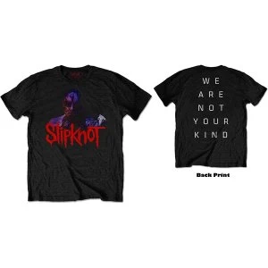 image of Slipknot - WANYK Back Hit Unisex Large T-Shirt - Black