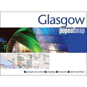 Image of Glasgow PopOut Map Sheet map, folded 2017