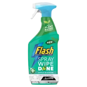 Image of Flash Spray Wipe Done Anti-Bacterial Apple Blossom Spray 800ml