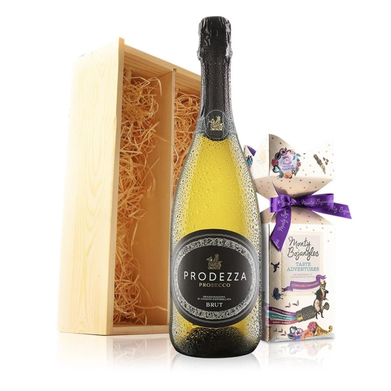 Image of Virgin Wines Prosecco and Chocolates White unisex 1