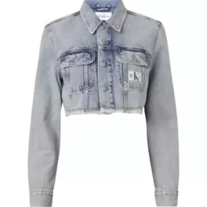 Image of Calvin Klein Jeans Extreme Cropped 90S Jacket - Blue