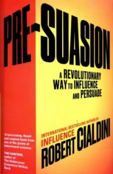 Image of Pre-Suasion by Robert Cialdini Hardback