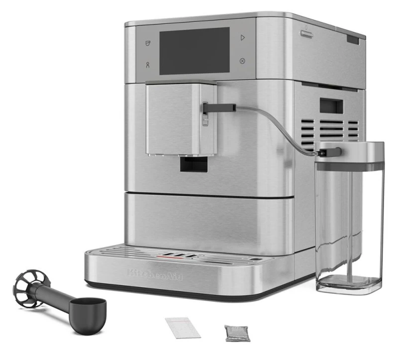 Image of KitchenAid KF8 5KES8558BSX Bean to Cup Coffee Machine - Stainless Steel 5413184802417