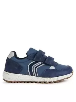 Image of Geox J Alben B Trainer, Navy, Size 10 Younger