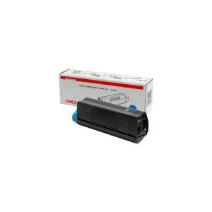 Image of OKI 43865708 Standard Capacity Black Laser Toner Ink Cartridge