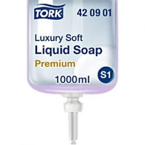 image of Tork Hand Soap 1 L S1 Premium Liquid Pack of 6