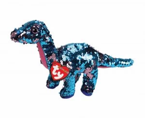 Image of ty Tremor Dinosaur Flippable Beanie Boo Multi