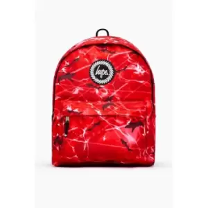Image of Shark Backpack (One Size) (Red/Black/White) - Red/Black/White - Hype