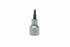 image of Teng Tools M121225T-C 1/2" Drive - TX Socket Bit - TX25 - Chrome Vanadium