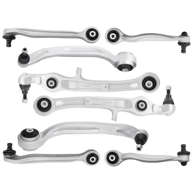Image of RIDEX 2905L0062 Link Set, wheel suspension without coupling rod, Front Axle Aluminium Link Set,wheel suspension (2905)