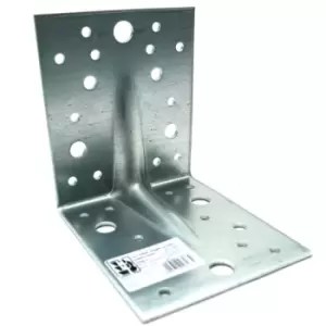 Image of Corner Angle Bracket KPW Heavy Duty Brace Reinforced DIY Project - Size 105x105x90x2.5mm - Pack of 1