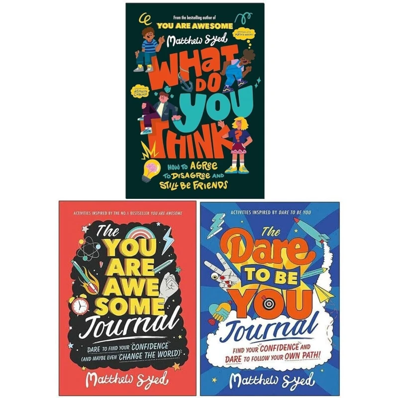 Image of Matthew Syed 3 Books Collection Set (You Are Awesome Journal, What Do YOU Think?) Matthew Syed Books