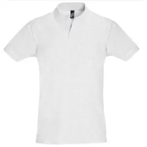 Image of SOLS Mens Perfect Pique Short Sleeve Polo Shirt (3XL) (Ash)