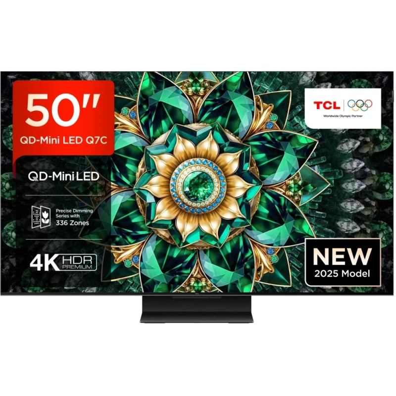 Image of TCL 50" 50Q7C-UK Smart 4K Ultra HD HDR QD-Mini LED TV
