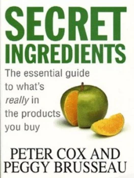 Image of Secret Ingredients by Peter Cox and Peggy Brusseau Book