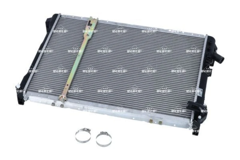 Image of NRF 58060 Engine radiator EASY FIT Brazed cooling fins, Aluminium, with mounting parts Aluminium Radiator,engine cooling (470)