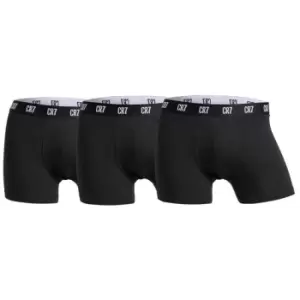 Cristiano Ronaldo 3 Pack Trunks Mens - Black