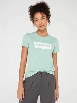 Levis The Perfect Tee - Granite Green Size M Women