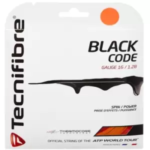 Image of Tecnifibre Black Code Polyester String Set - Red