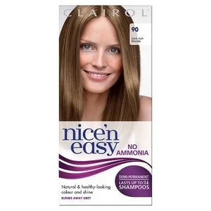 Image of Nice'n Easy No Ammonia Hair Dye Dark Ash Blonde 90, Shade