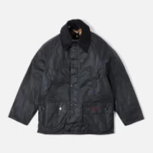 Image of Barbour Boys Bedale Wax Jacket - Navy - L (10-11 Years)