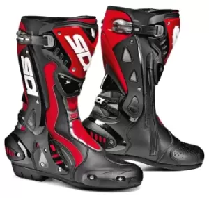 Image of Sidi ST Motorcycle Boots Black Red