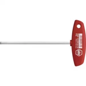 Image of Wiha Classic T-handle 334R Workshop Allen wrench Spanner size: 3mm Blade length: 100 mm