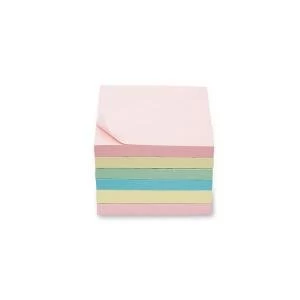 Image of Bundle Office 76x76mm Extra Sticky Re move Notes 4 Assorted Pastel