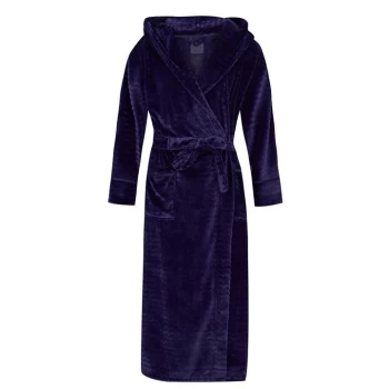 image of Linea Supersoft Robe - Midnight Blue