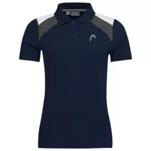 image of Head Tech Polo Shirt Womens - Blue