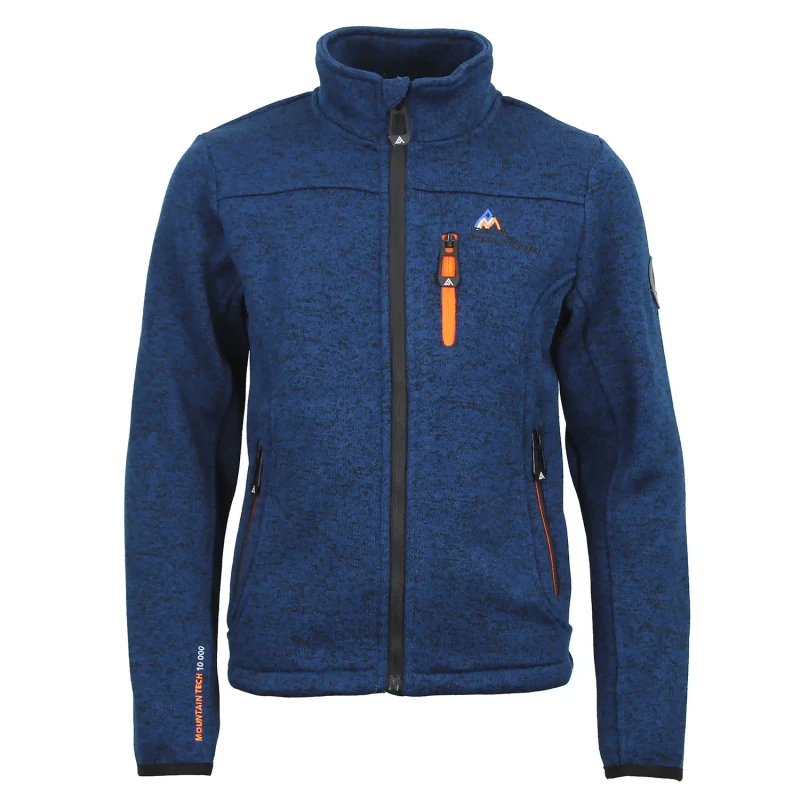 Image of Children's fleece jacket Peak Mountain Ecemo Bleu Male 10 ans