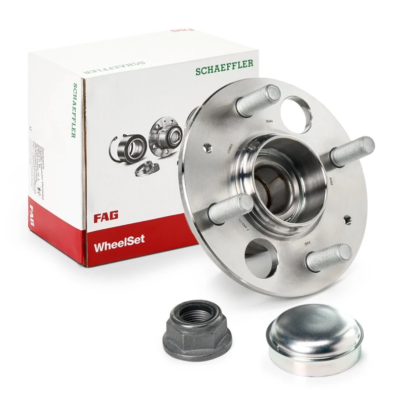 Image of FAG 713 6270 90 Wheel bearing kit Photo corresponds to scope of supply, with ABS sensor ring Wheel Bearing Kit (654)