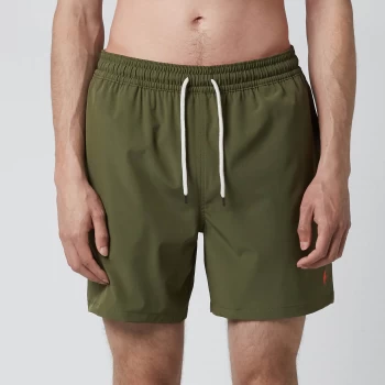 image of Polo Ralph Lauren Mens Traveler Swim Shorts - Supply Olive - L