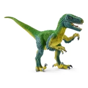 image of SCHLEICH Dinosaurs Velociraptor Toy Figure, 4 to 12 Years, Multi-colour (14585)