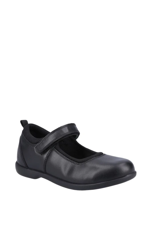 Image of Hush Puppies Girl's 'Bianca ' Shoes in Black Size: Infant 3 Black Female Infant 3