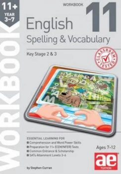 Image of 11+ Spelling and Vocabulary Workbook 11 by Stephen C Curran Paperback